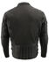 Image #3 - Milwaukee Leather Men's 4X Side Lace Vented Scooter Jacket - Big, Black, hi-res
