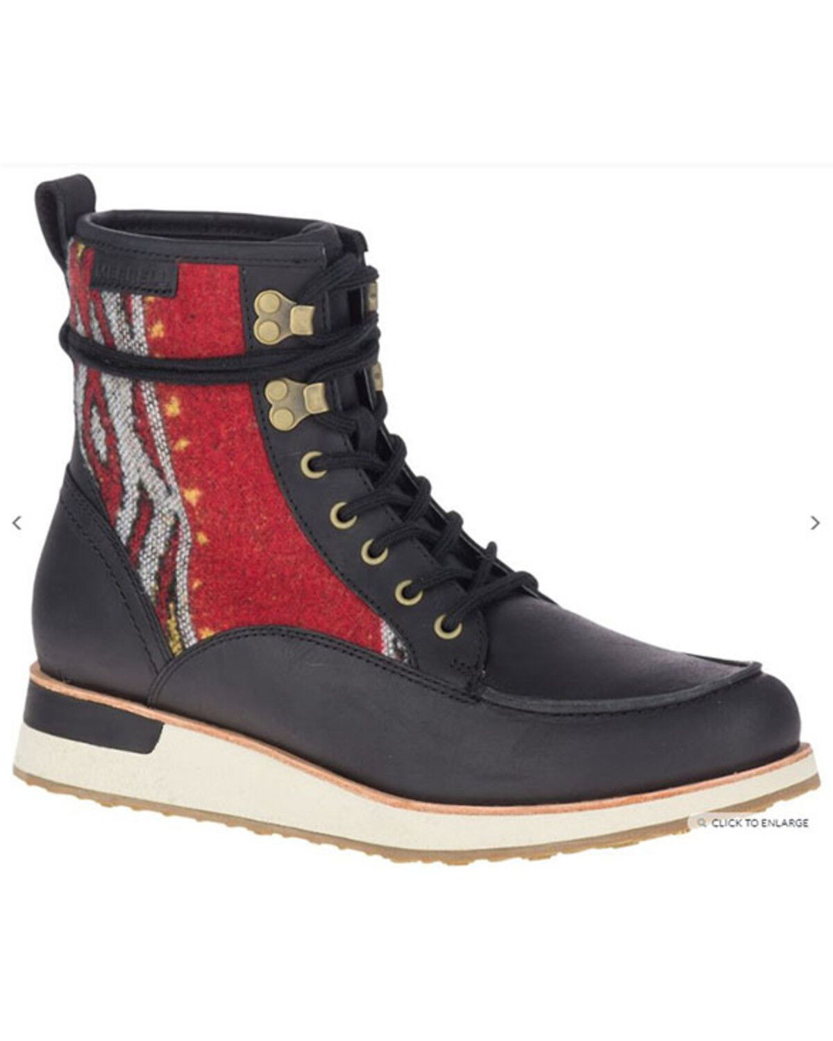 Image #1 - Merrell Women's Roam Lace-Up Boots - Moc Toe, Black, hi-res