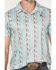 Image #3 - Rock & Roll Denim Men's Southwestern Striped Short Sleeve Stretch Polo, Blue, hi-res