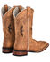 Image #3 - Laredo Women's Spellbound Western Performance Boots - Broad Square Toe, Tan, hi-res