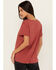 Panhandle Women's Rodeo Short Sleeve Graphic Tee, Red, hi-res