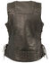 Image #2 - Milwaukee Leather Women's Lightweight Lace To Lace Snap Front Vest - 4X, Black, hi-res