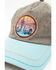 Catchfly Women's Cactus Circle Patch Baseball Cap, Olive, hi-res