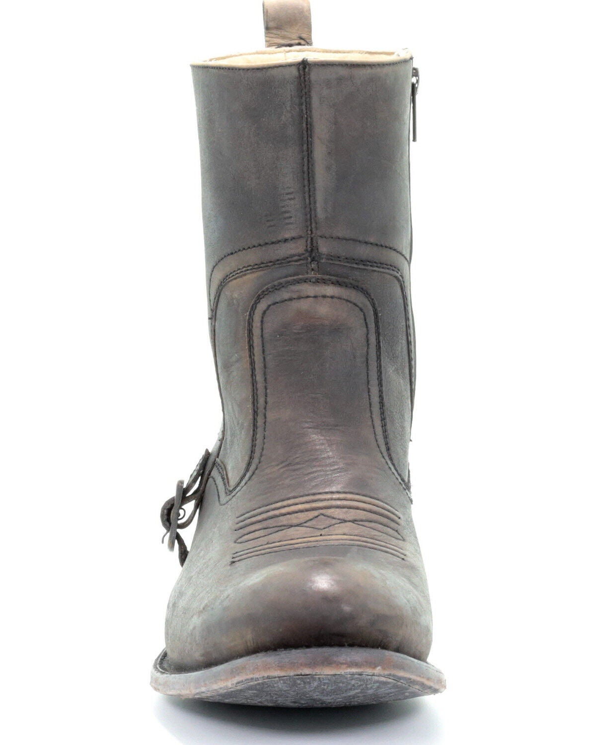 zipper western boots