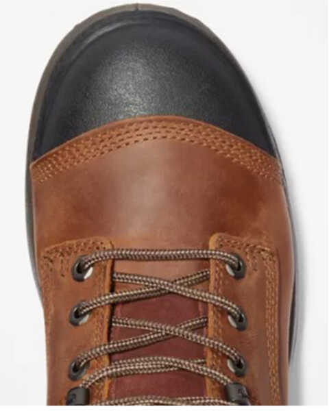 Image #3 - Timberland Men's Helix 6" Lace-Up Waterproof Work Boots - Soft Toe , No Color, hi-res