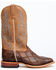 Horse Power Men's Patchwork Western Boots - Broad Square Toe, Brown, hi-res