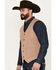 Moonshine Spirit Men's Catina Western Vest, Tan, hi-res