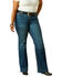 Image #3 - Ariat Women's Hasley Dark Wash Mid Rise Slim Trouser Denim Jeans - Plus, Dark Wash, hi-res