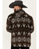 Image #4 - Outback Trading Co. Men's Brown Hudson Southwestern Print Long Sleeve Heavy Snap Western Shirt, Brown, hi-res
