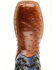 Image #6 - El Dorado Men's Exotic Ostrich Western Boots - Broad Square Toe, Brandy Brown, hi-res