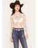 Image #1 - Tony Lama Antiqued Concho Link Hip Belt, Silver, hi-res