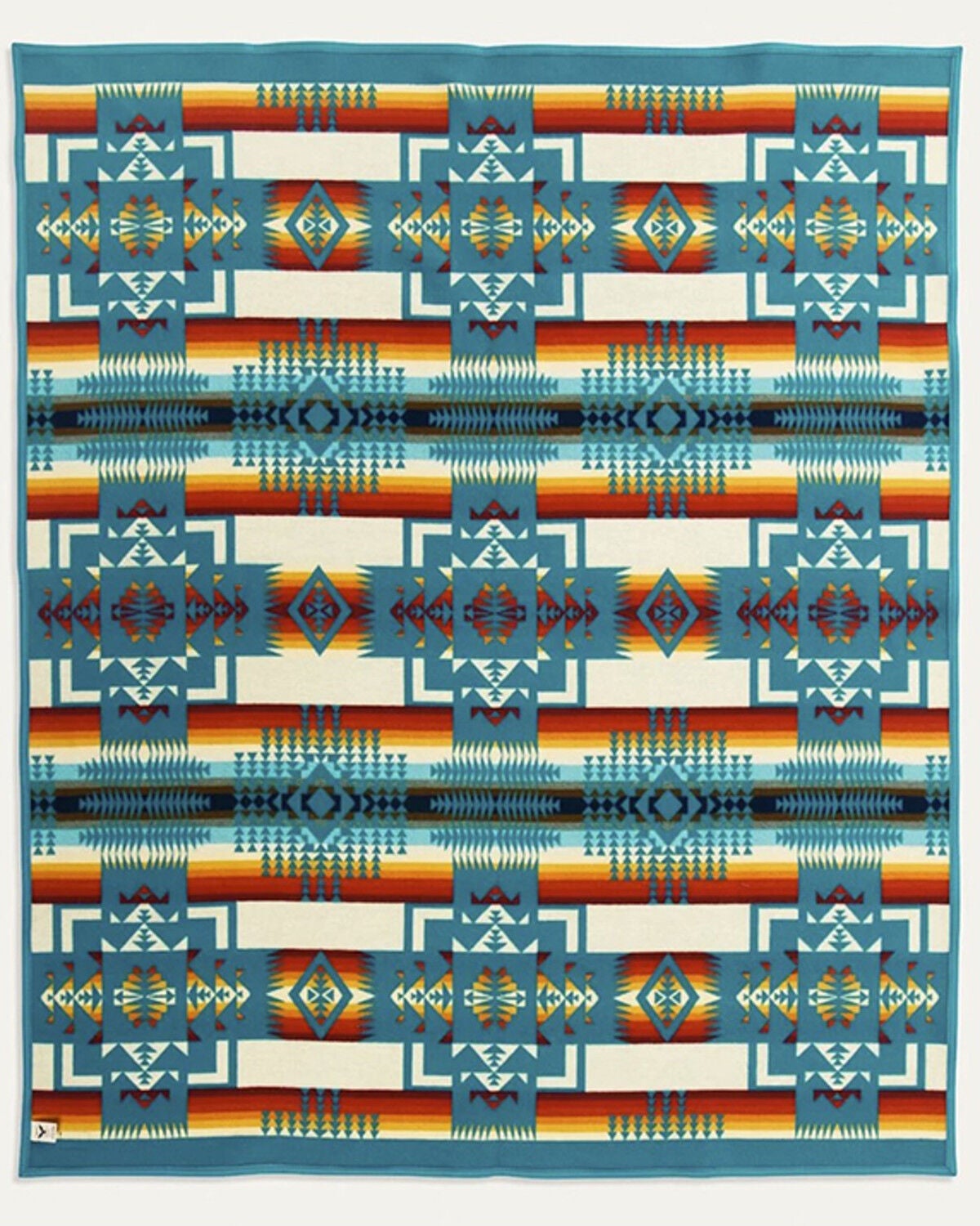 Pendleton Chief Joseph Blanket, Turquoise, hi-res