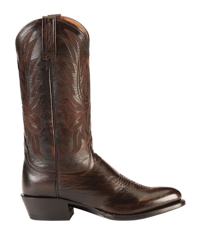 Lucchese Handmade Lonestar Calf Cowboy Boots - Medium Toe | Sheplers