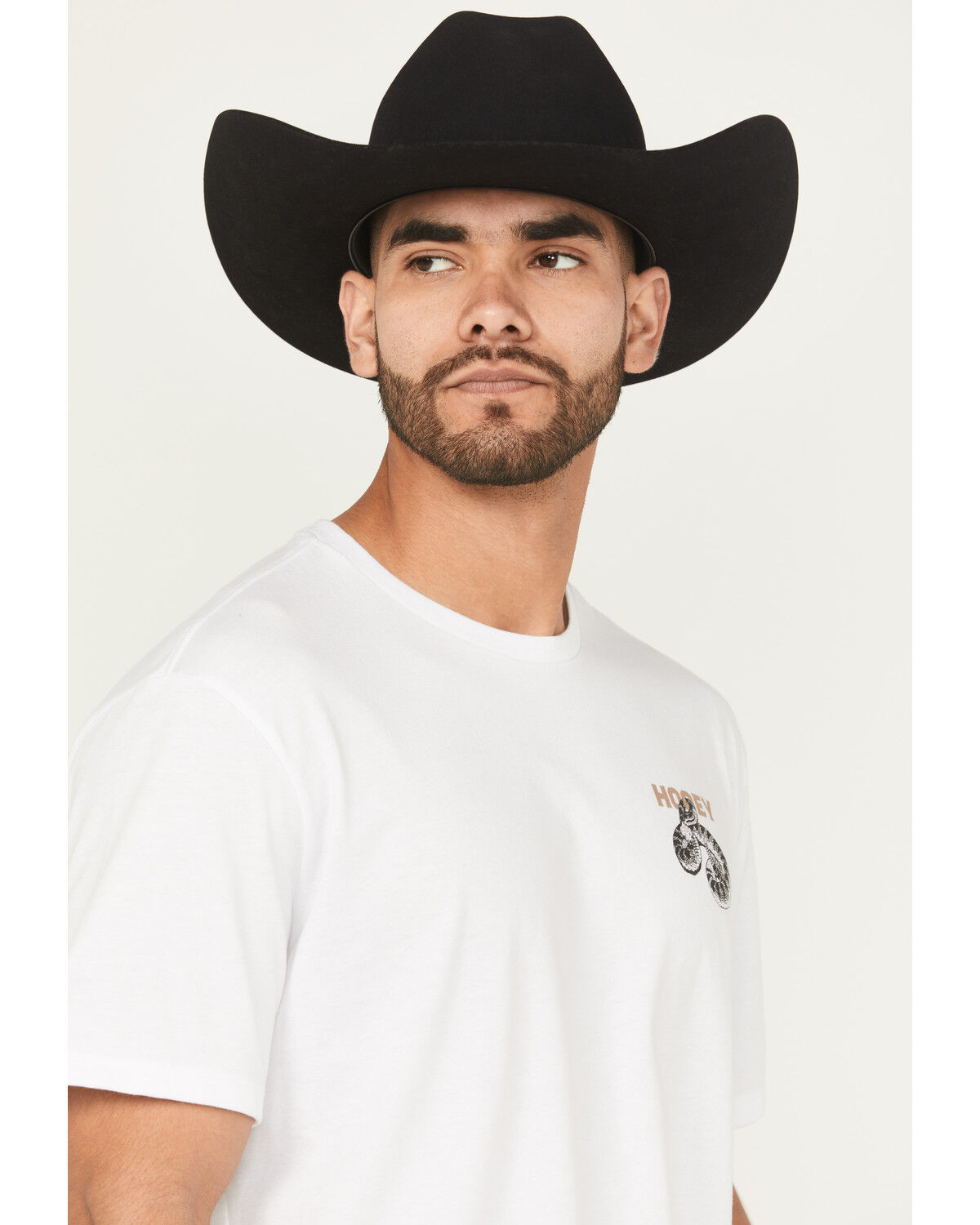 Image #4 - Hooey Men's Rattler Short Sleeve Graphic T-Shirt, White, hi-res