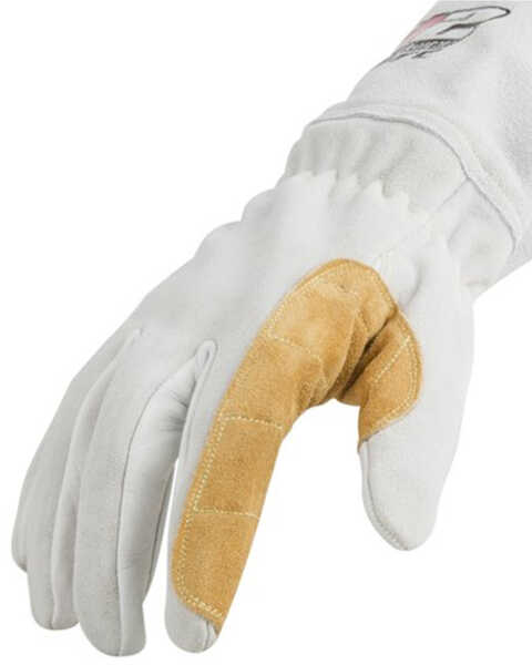 Image #1 - 212 Performance Men's FR Arc Premium MIG Welding Work Gloves, White, hi-res
