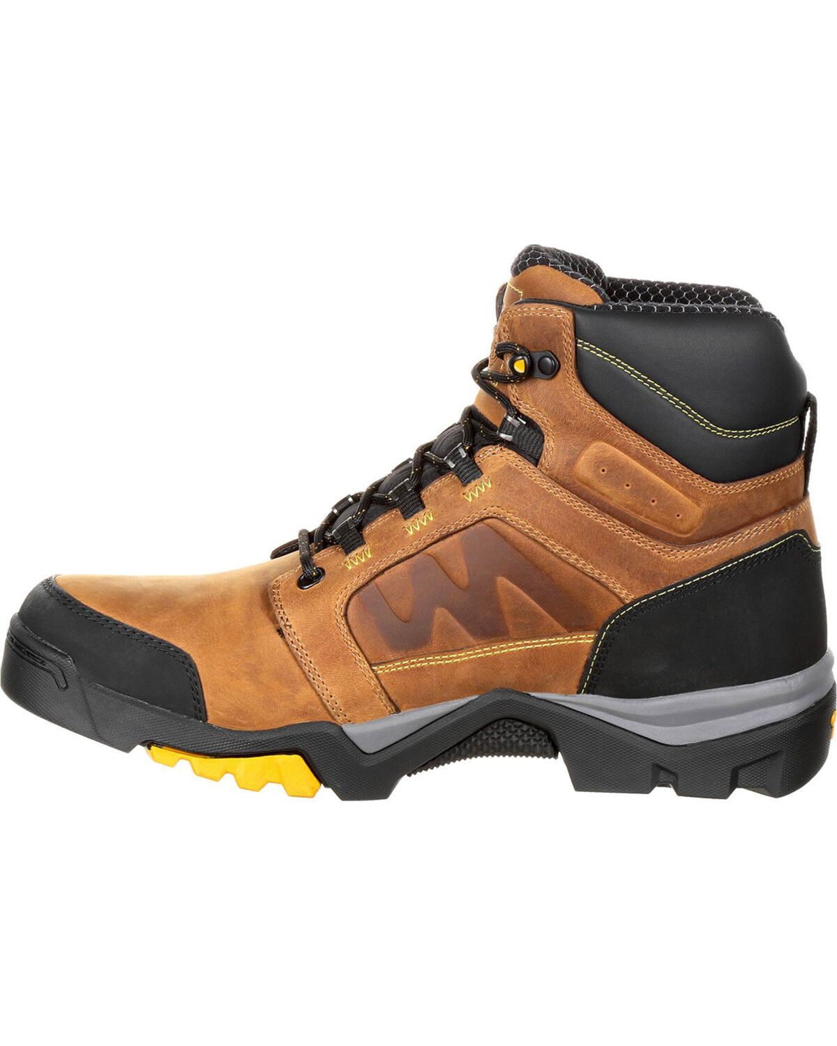Image #3 - Georgia Boot Men's Amplitude Waterproof Work Boots - Soft Toe, Brown, hi-res