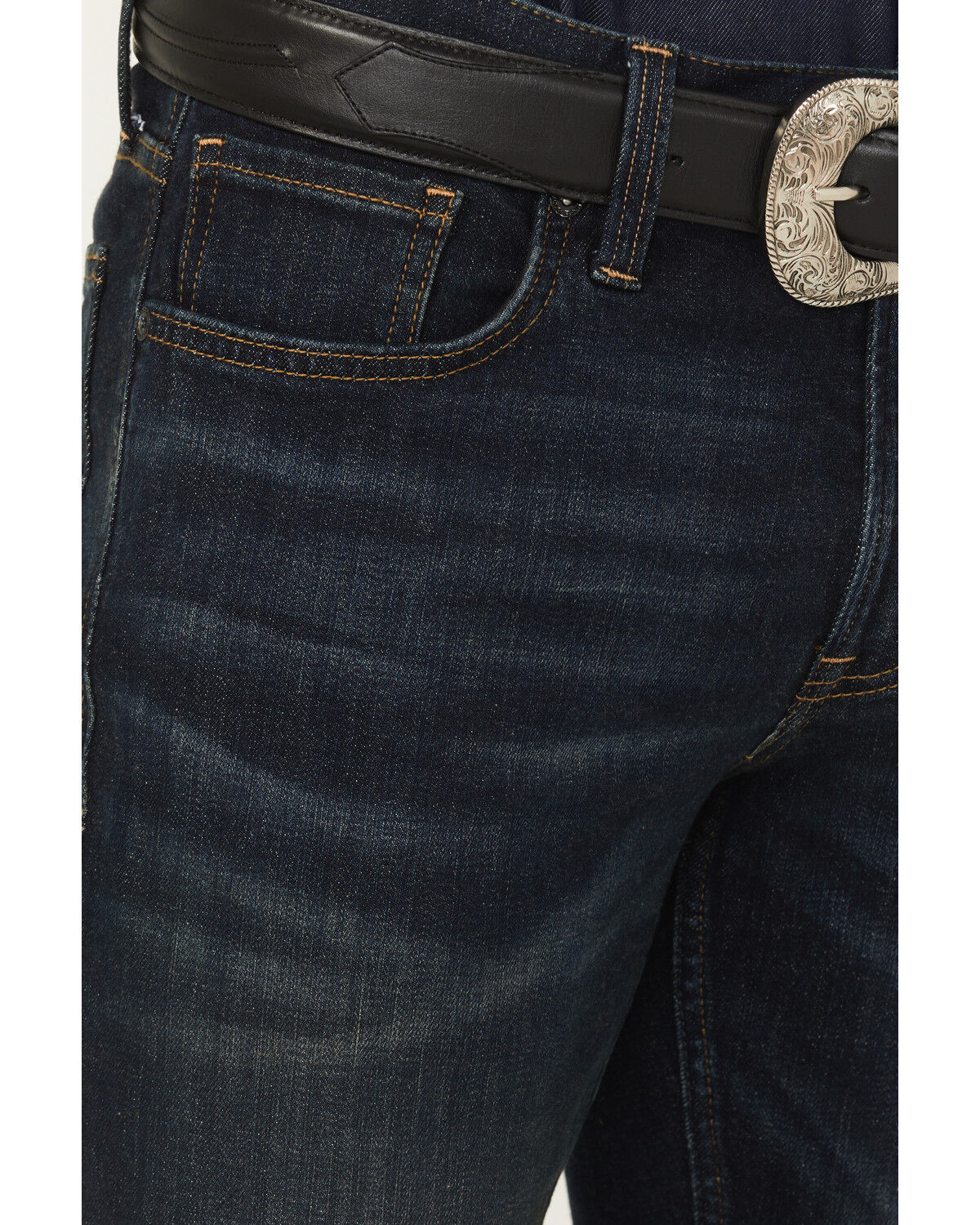 Image #2 - Cody James Black 1978® Men's Dexter Slim Bootcut Stretch Denim Jeans, Dark Wash, hi-res