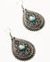 Image #2 - Shyanne Women's Bisbee Falls Silver Teardrop Earrings, Silver, hi-res