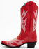 Image #3 - Planet Cowboy Women's Candy Cane Western Boots - Snip Toe, Red, hi-res