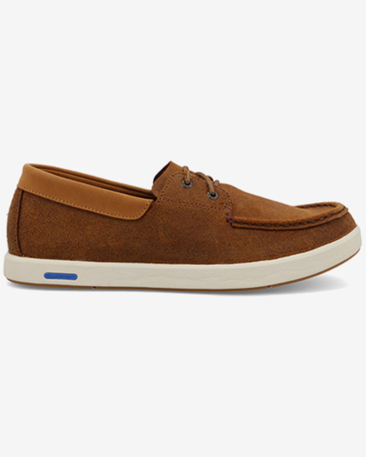 Image #2 - Twisted X Men's UltraLite X&trade; Boat Shoes - Moc Toe, Brown, hi-res