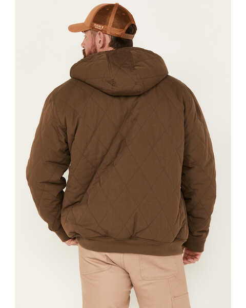 Image #4 - Hawx Men's Quilted Nylon Work Jacket, Light Green, hi-res