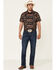 Dale Brisby Men's Desert Novelty Print Short Sleeve Western Shirt , Black, hi-res