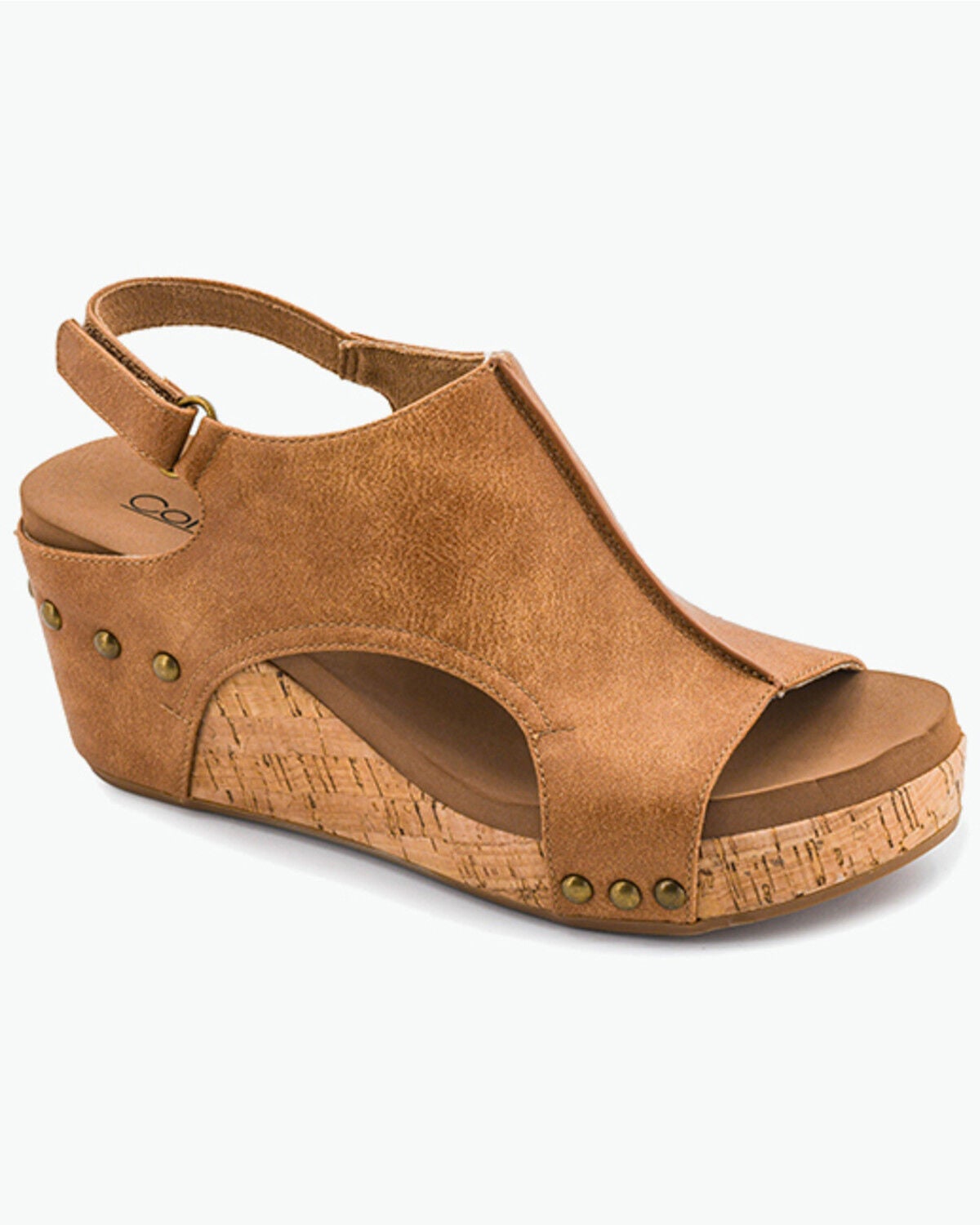 Corkys Women's Carley Wedge Heels, Brown, hi-res