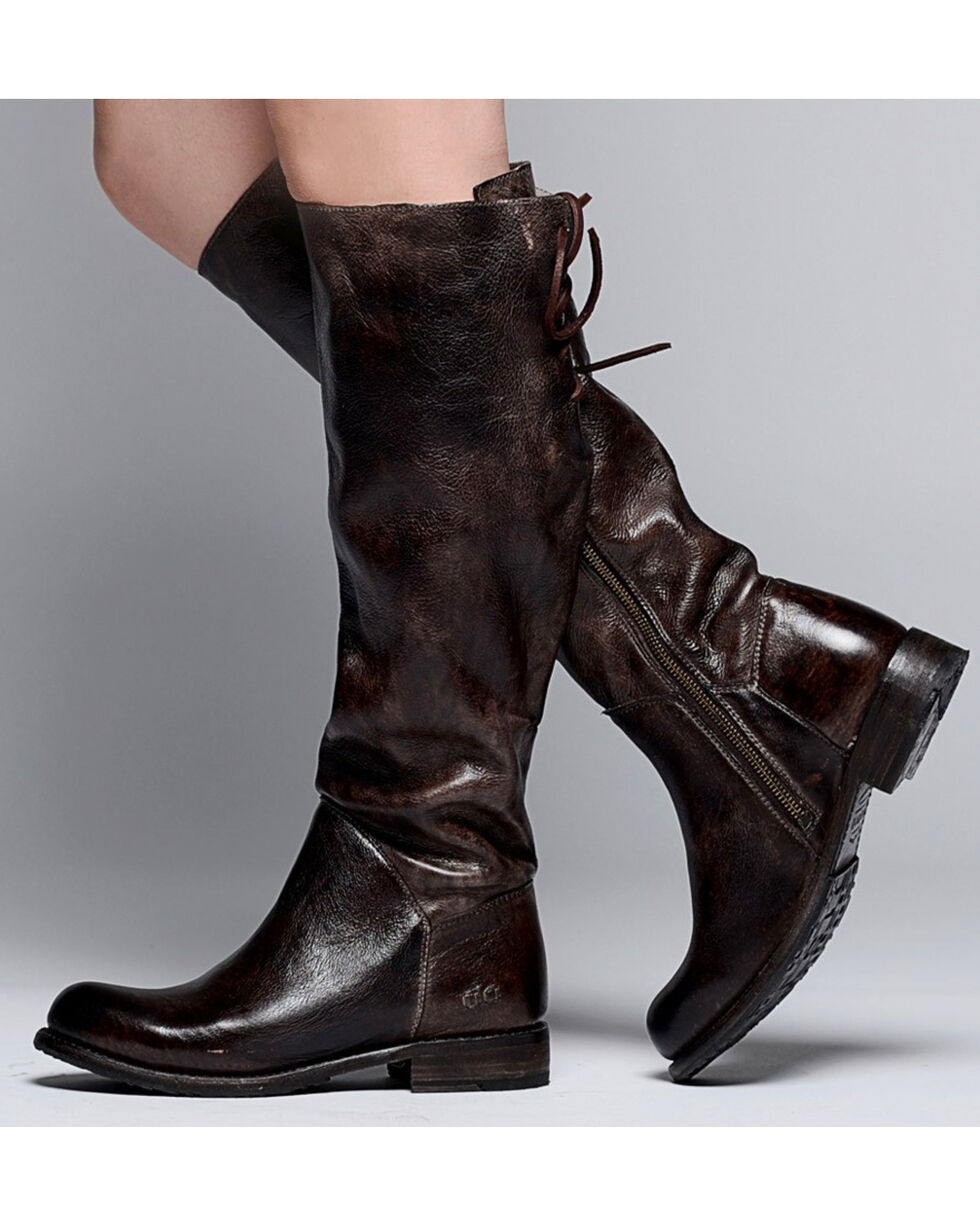 Bed Stu Women's Dark Brown Manchester Tall Boots - Round Toe | Sheplers