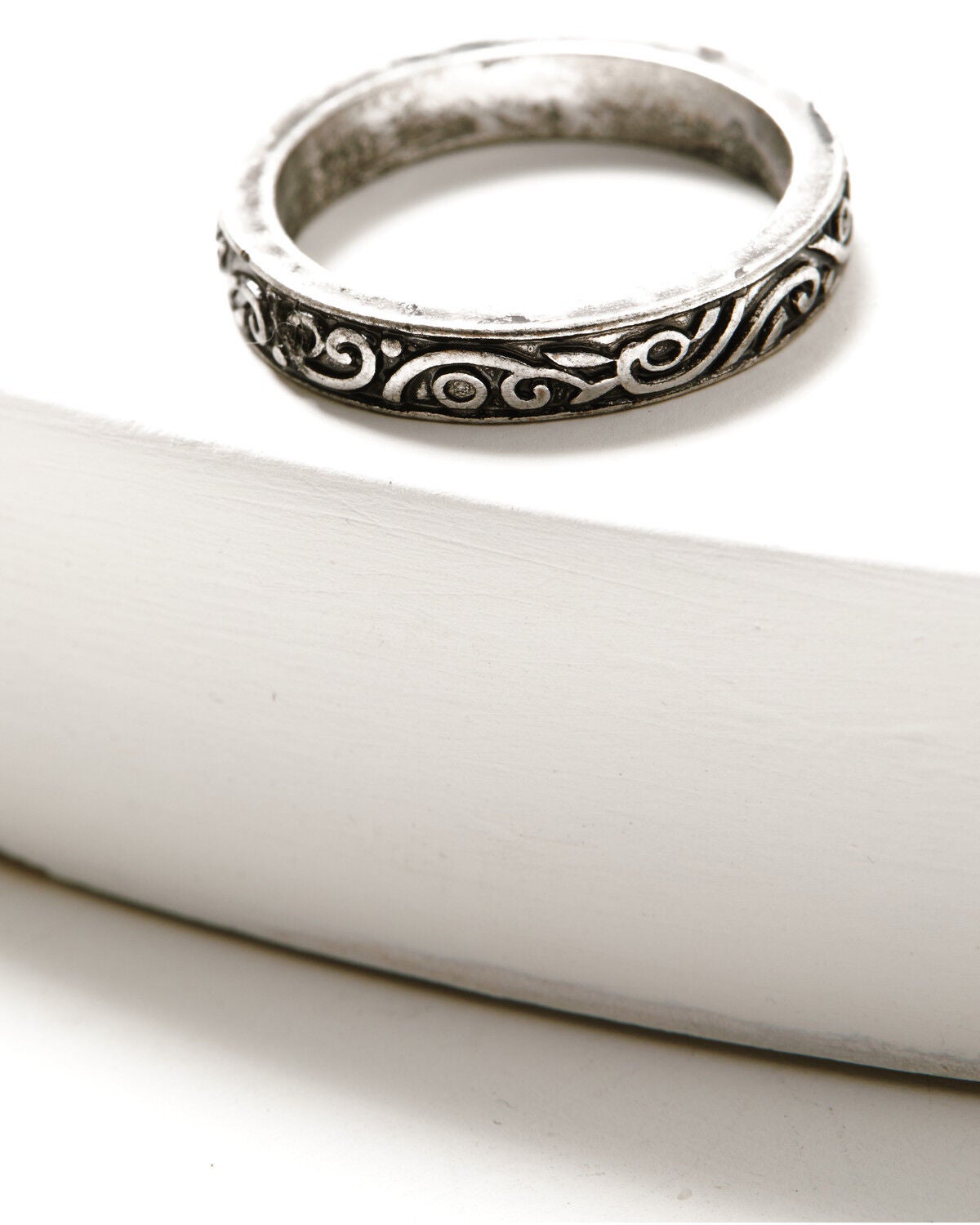 Image #4 - Shyanne Women's Retro Revival Ring Set - 3 Piece, Silver, hi-res