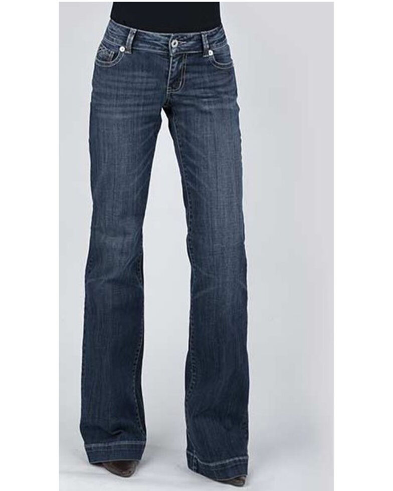 Stetson Women's 214 Trouser Jeans, Blue, hi-res
