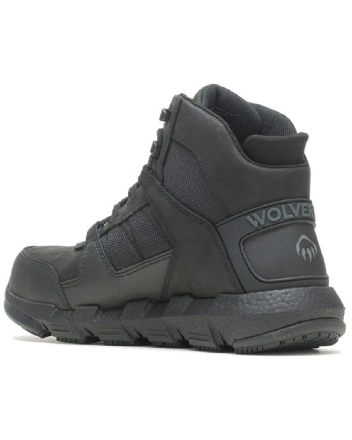 Image #3 - Wolverine Men's 6" Rev Ultraspring™ Durashocks® Vent Carbonmax™ Work Boots - Composite Toe, Black, hi-res