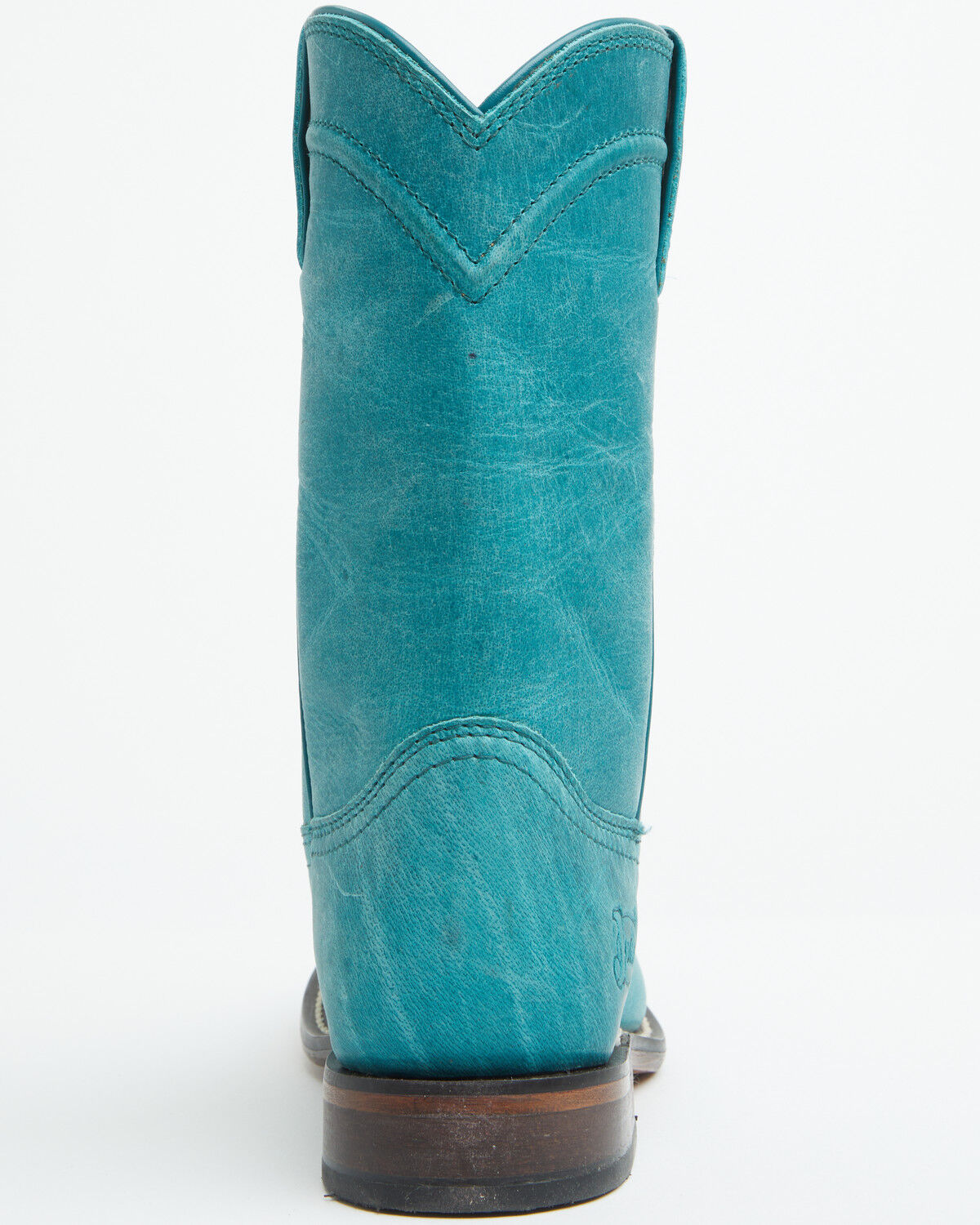 Image #5 - Justin Women's Holland Sky Roper Western Boots - Round Toe, Turquoise, hi-res