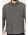 Image #3 - Dakota Grizzly Men's Major Chamois Button Down Long Sleeve Western Shirt/ Sent to studio 12/7/22 AR, Grey, hi-res