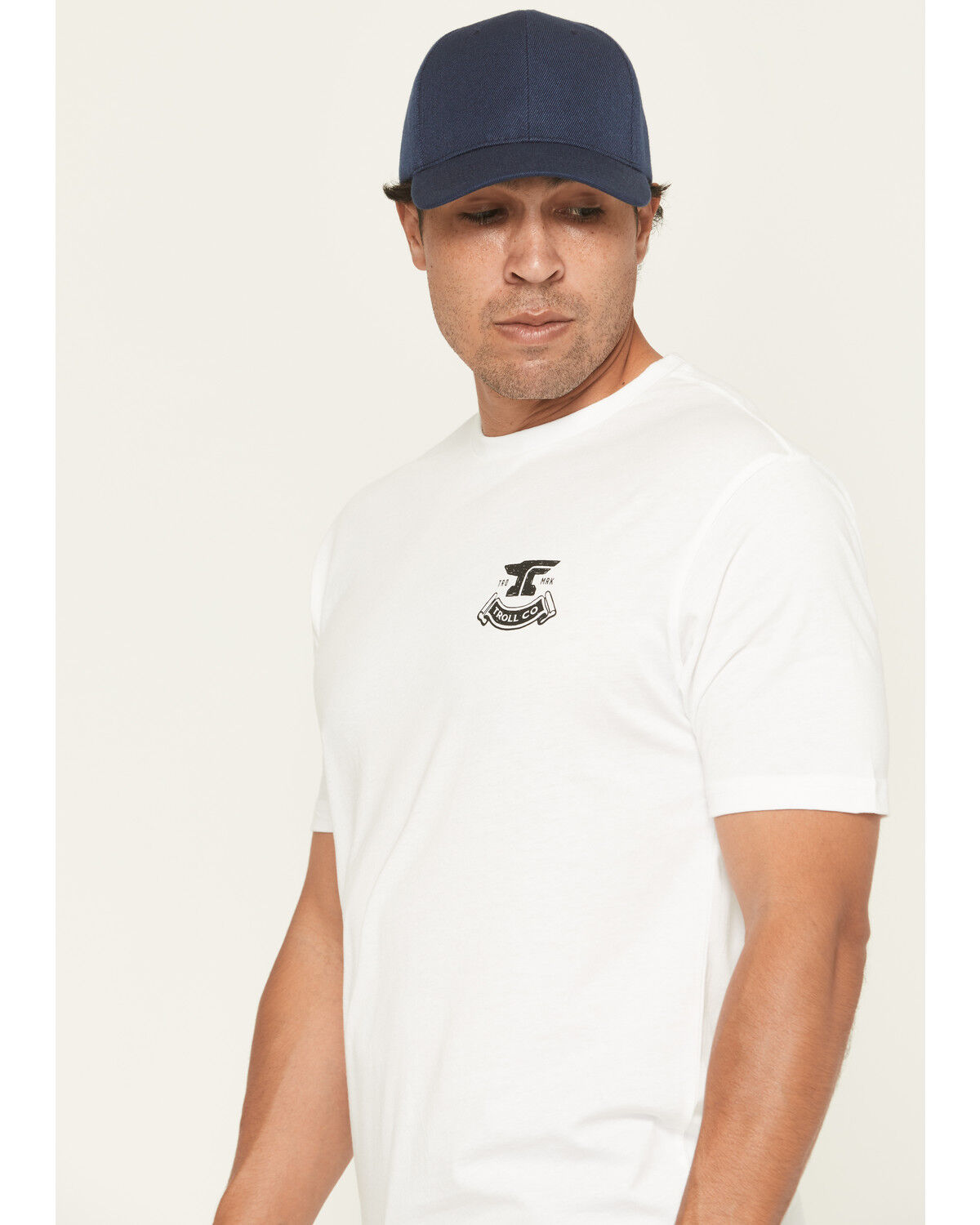 Image #3 - Troll Co Men's Haggler Short Sleeve Graphic Work T-Shirt, White, hi-res