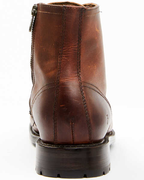 Image #5 - Frye Men's Bowery Lace-Up Boots - Round Toe, Cognac, hi-res