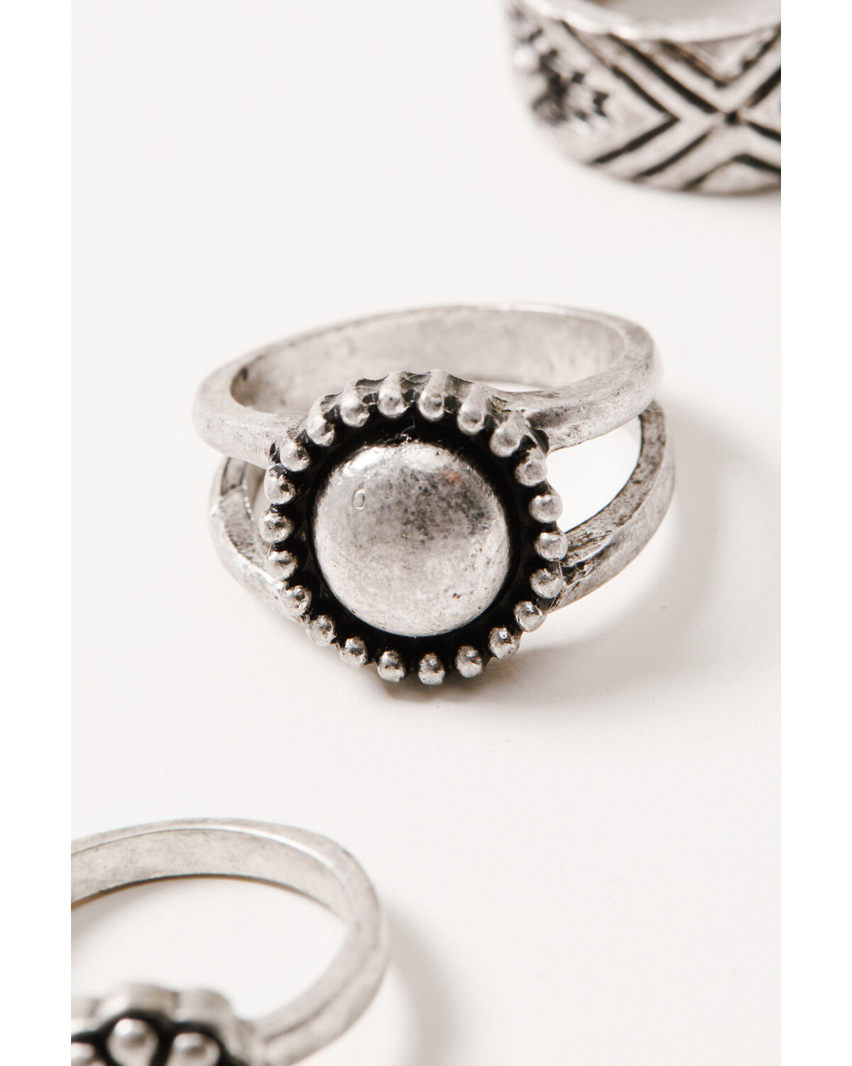 Image #2 - Shyanne Women's Shiloh Ridge Ridge Ring Set - 3 Piece, Silver, hi-res