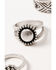 Image #2 - Shyanne Women's Shiloh Ridge Ridge Ring Set - 3 Piece, Silver, hi-res