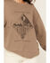 Image #3 - Ariat Women's West Days Graphic Sweatshirt, Tan, hi-res