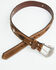Image #2 - Nocona Belt Co. Men's Ostrich Basket Weave Billets Leather Belt, Brown, hi-res