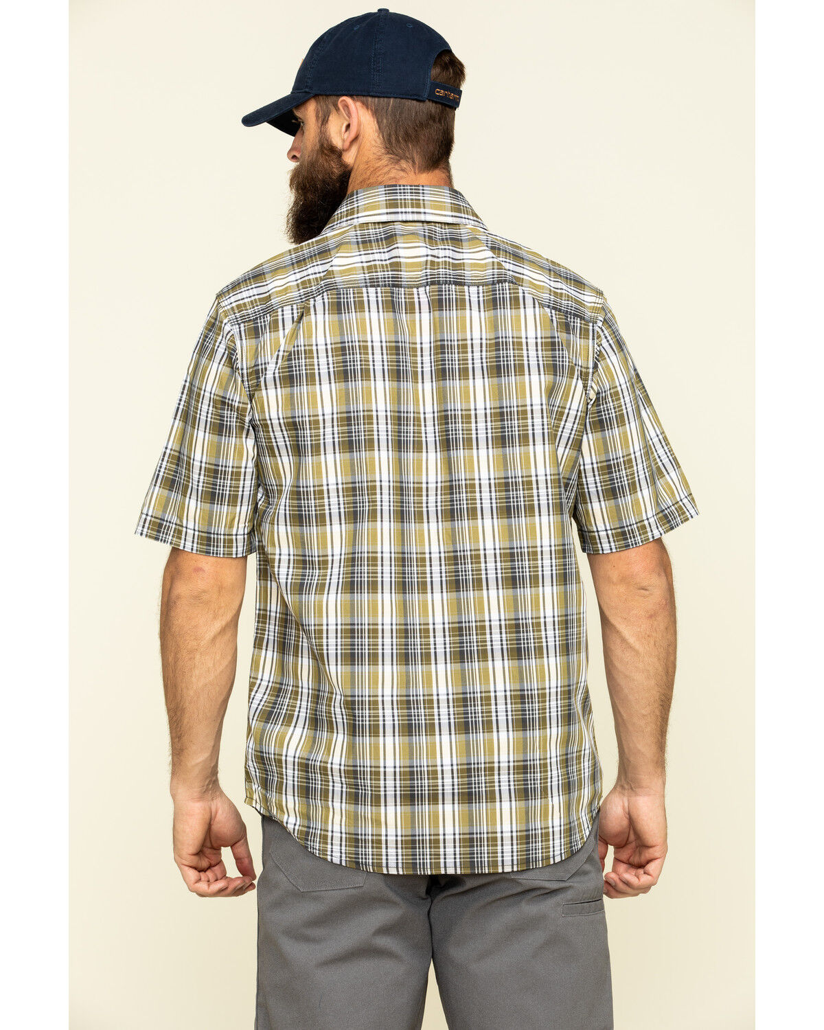 plaid carhartt hat