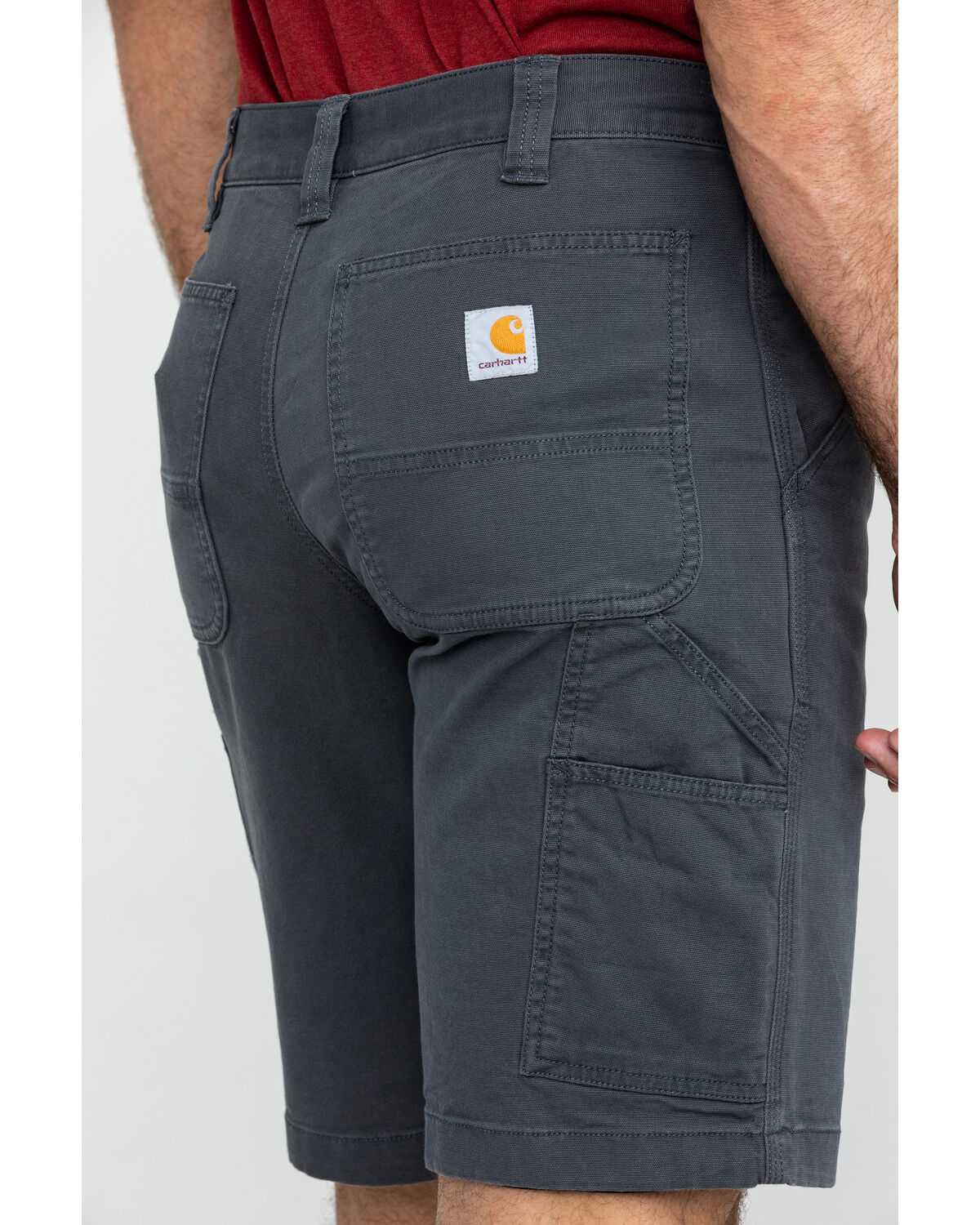 Image #5 - Carhartt Men's 11" Rugged Flex Dungaree Rigby Work Shorts, Dark Grey, hi-res