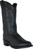 Abilene Boots Men's Waxed Cowhide Western Boots - Medium Toe, Black, hi-res