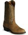 Laredo Men's Western Work Boots - Medium Toe, Distressed, hi-res