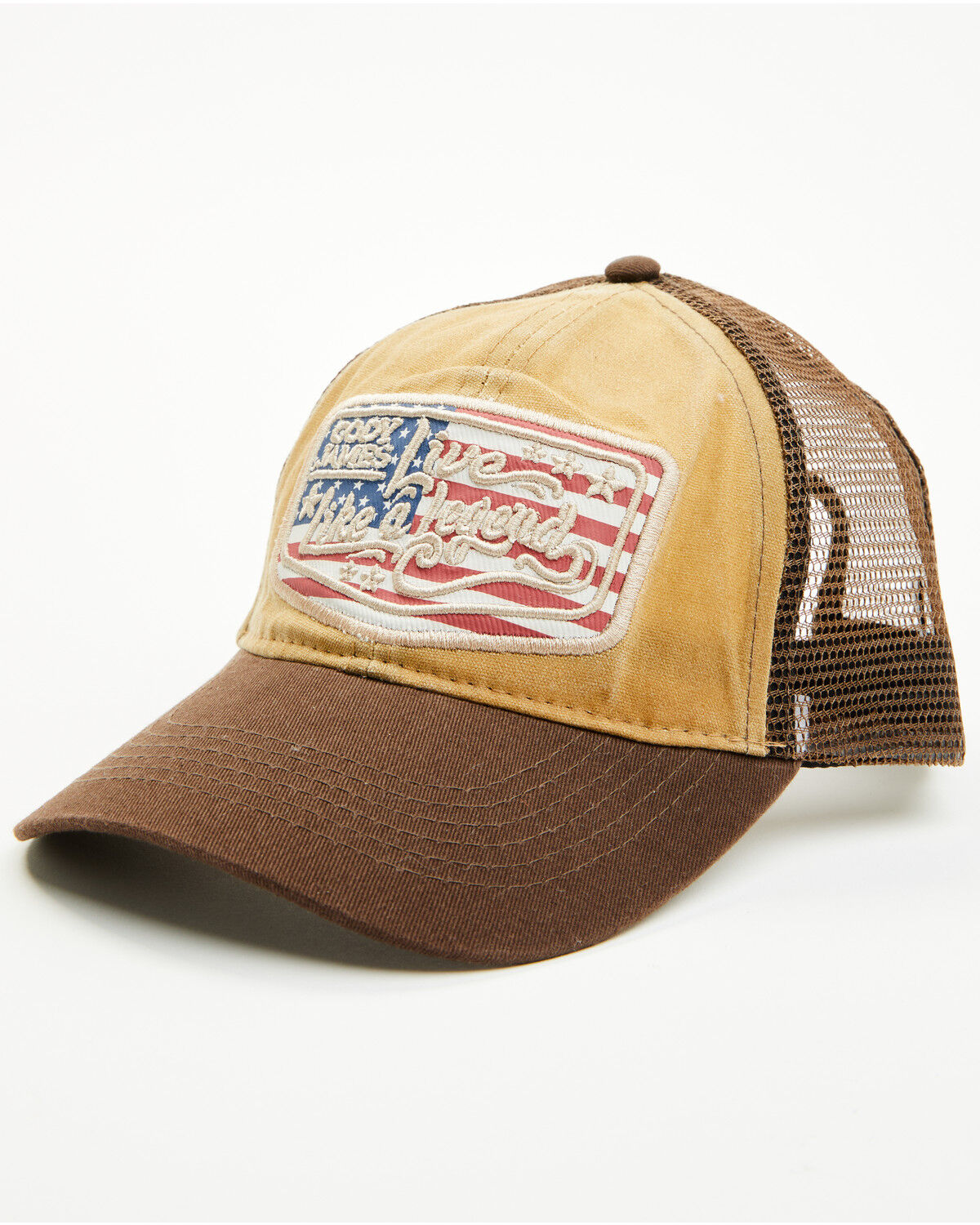 Image #1 - Cody James Men's Live Like A Legend Ball Cap, Brown, hi-res