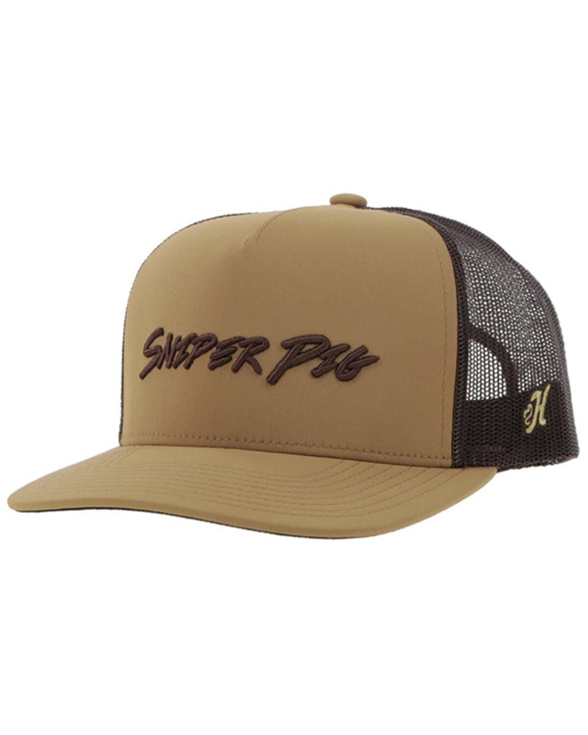 Hooey Men's Spur Trucker Cap, Tan, hi-res