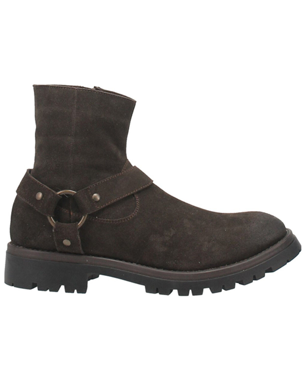 Image #2 - Dingo Men's Road Trip Ankle Boots - Round Toe, Brown, hi-res
