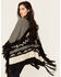 Image #2 - Idyllwind Women's Eatons Thunderbird Poncho Sweater, Black, hi-res