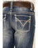 Rock & Roll Denim Boys' BB Gun Distressed Vintage Bootcut Jeans, Denim, hi-res