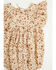 Image #2 - Yura Infant Girls' Floral Print Onesie, Cream, hi-res