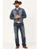 Ariat Men's M5 Travis Dark Wash Stretch Straight Leg Jeans , Blue, hi-res